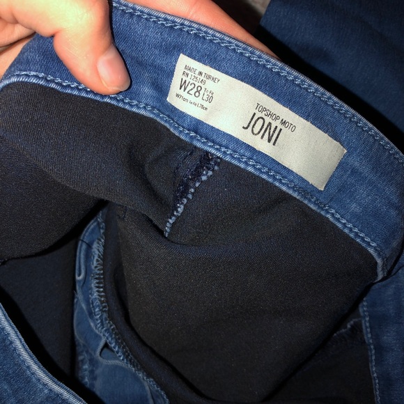 TopShop Authentic Joni High Waisted Skinny Jeans - Picture 2 of 3